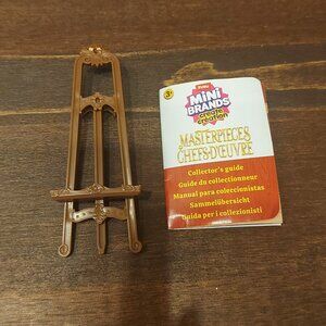 Mini Brands Masterpieces - Dark Brown Easel Accessory